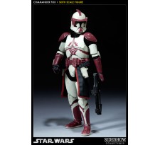 Star Wars Action Figure 1/6 Clone Commander Fox SDCC 2012 Sideshow Exclusive 30 cm